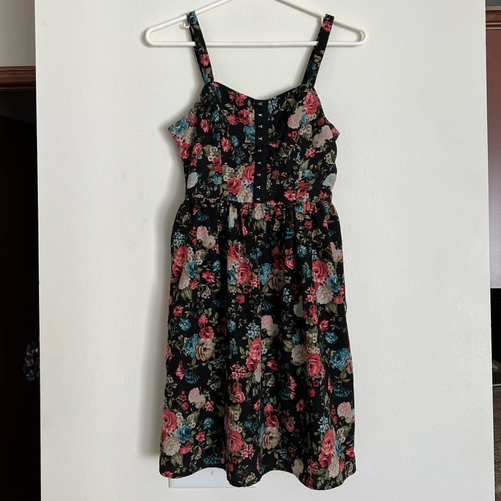 Floral skater dress